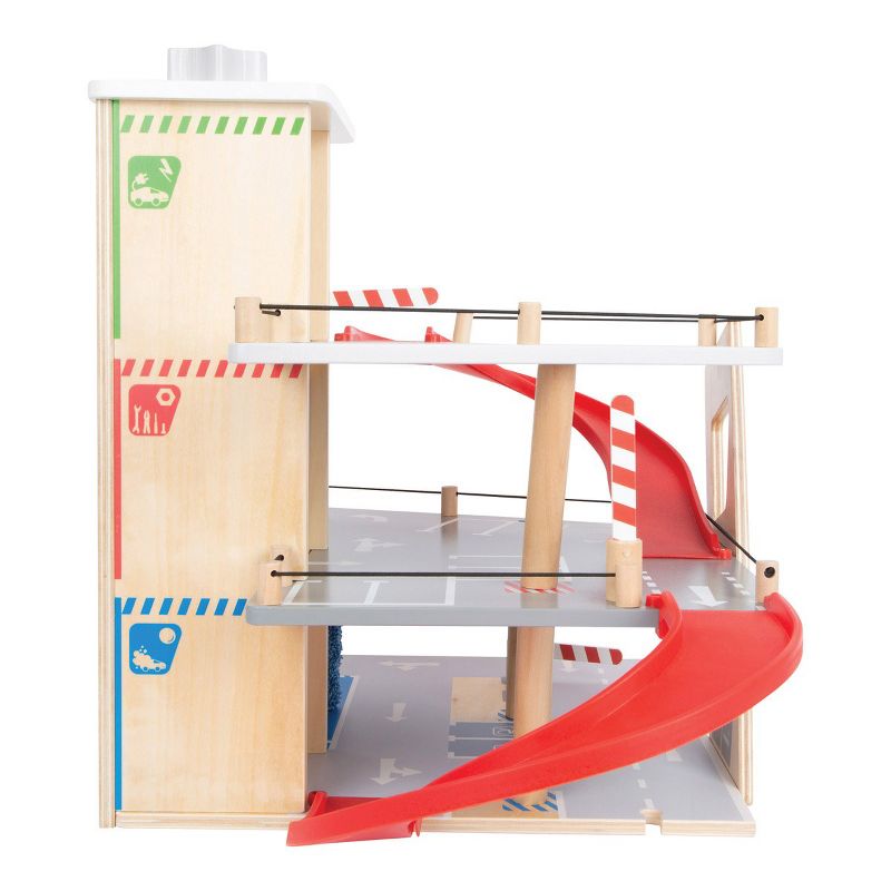 Small Foot City Garage Wooden Playset, 3 of 7