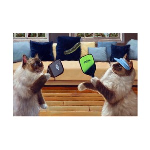 Canvas Wall Art - Lucia Heffernan 'Pickleball' Wall Art for Living Room, Bedroom, or Office Décor by Trademark Fine Art - 24 x 16 Inches - 1 of 4