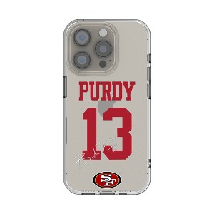 NFL San Francisco 49ers Players Game Tactic Clear Cell Phone Case for Apple iPhone - 1 of 4