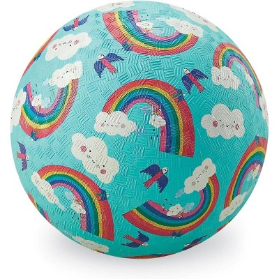 KUYOTQ children's durable rubber ball -5-inch, suitable for playing soccer, indoor games, and outdoor activities