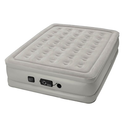 Insta-Bed Raised 19 Inch Queen Airbed Air Mattress with Built In neverFlat Pump