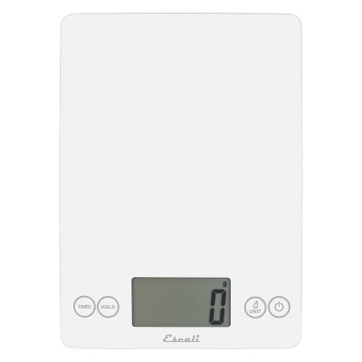 White 11 lb Escali Primo Digital Kitchen Shipping Scale