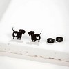 Dachshund Dog Earrings for Women Dixie Love Puppy Stainless Steel Stud Ginger Lyne - 2 of 4