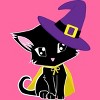 Women's Design By Humans Halloween Cat By AdrianaOliveira Racerback Tank Top - 2 of 3