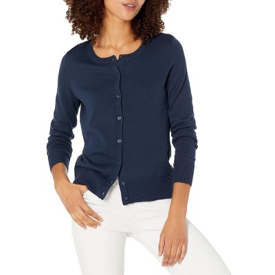 Women Cardigan Sweaters Long Sleeve Crewneck Cardigans Lightweight Open Front Sweater Casual Tops Fall