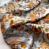Anna-Kaci Women's Floral Print Satin Scarf with Elegant Design 27.5×27.5 Inches - 4 of 4