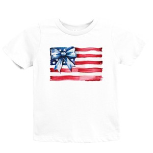 The Juniper Shop USA Flag Coquette Youth Short Sleeve Tee - 1 of 4