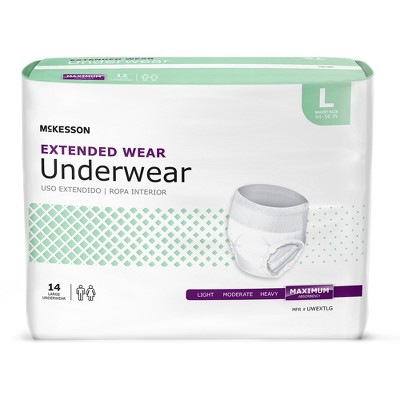 Mckesson Incontinence Underwear, Maximum Absorbency, Unisex, Large, 56 ...