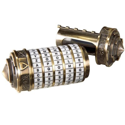 The Noble Collection The Da Vinci Code Mini Cryptex Replica