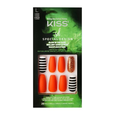 Kiss Halloween Special Design Fake Nails - Owned By Me - 28ct