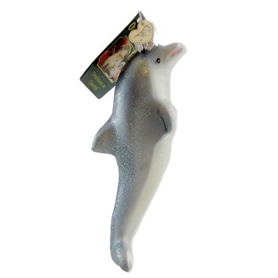 Old World Christmas 4.75 In Playful Dolphin Ornament Sea Ocean Mammal Tree Ornaments