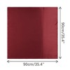 INSPIRE CHIC Women's Solid Color Satin Large Square Scarf Neckerchief Bandanas 35"x35" - 3 of 4