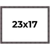 PosterPalooza | Slim Profile Brown Picture Frame - UV Acrylic, Backing Board, Hanging Hardware Included - 2 of 4