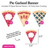 Big Dot of Happiness Summer Pies Garland Banner, Patriotic 4th of July Party Decorations, Pie Banner Backdrop, 30 Feet of Cord, 15 Shaped Pie Slices - 4 of 4