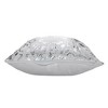 20" X 20" Black And Silver 100% Cotton Animal Print Zippered Pillow - 4 of 4