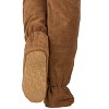 Footed Pajamas - Teddy Bear Kids Hoodie Chenille One Piece - 4 of 4