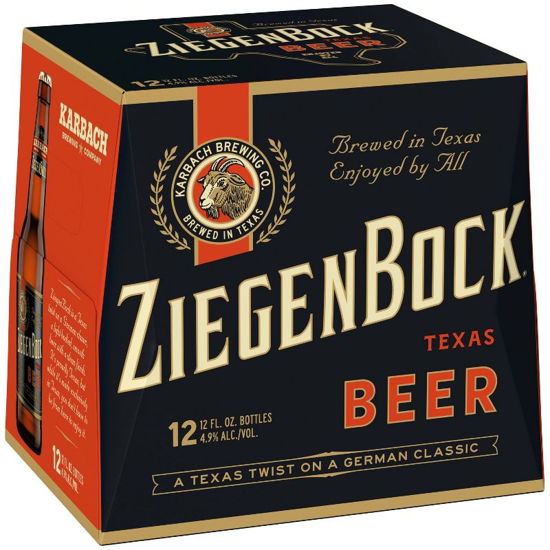 ZiegenBock Texas Amber Beer - 12pk/12 fl oz Bottles, 1 of 11