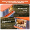 Chicken Nesting Boxes, Two-Tier Metal Chicken Egg Laying Box,Large Vented Holes for Egg Collection - 3 of 4