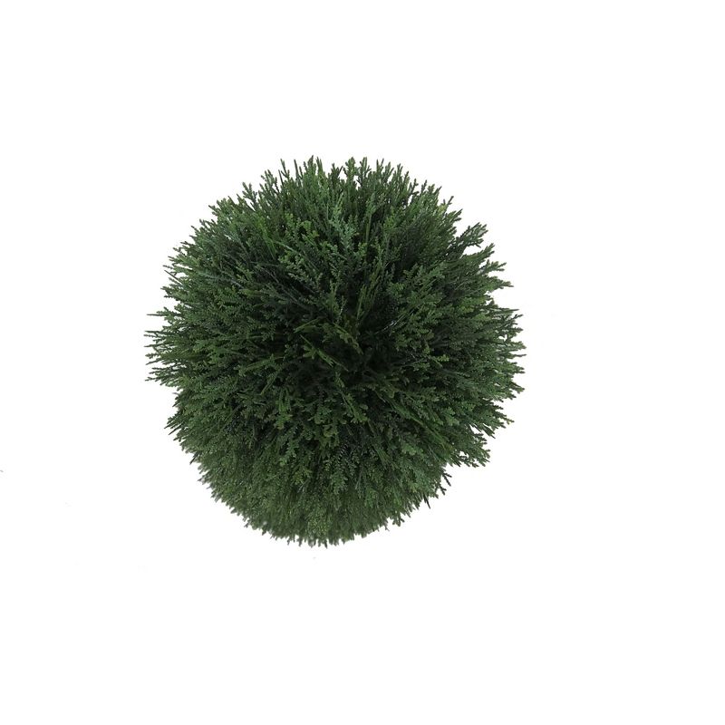Vickerman Artificial Cedar Ball Topiary In Pot UV, 5 of 9