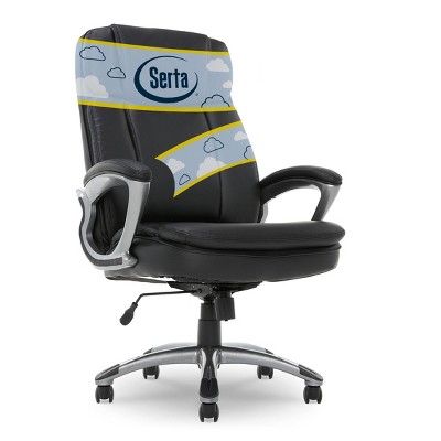 Big Tall Executive Chair Black Serta