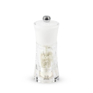 Peugeot | Molene Wet Sea Salt Mill, Acrylic/White, 14 cm - 5 in - 1 of 1