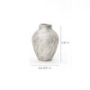 LuxenHome Marble White 11.8-Inch Tall Stoneware Table Vase Multicolored - 3 of 4