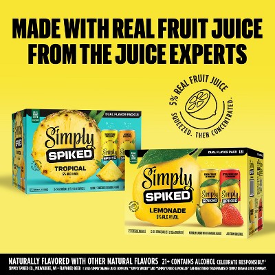 Simply Spiked Strawberry Lemonade - 24 fl oz Can