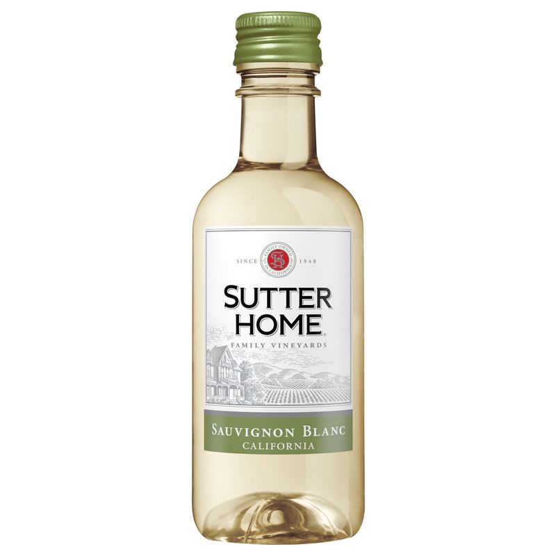 Sutter Home Sauvignon Blanc White Wine - 4pk/187ml Bottles, 3 of 9
