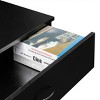 GlasFlength Utility Storage Cabinets Four Drawer Dresser with Modern Simple Design for Bedroom Living Room, Black, 25.98"*13"*28.7" - 4 of 4