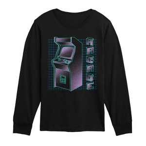 Boys' - Instant Message - Arcade Gradient Long Sleeve Graphic T-Shirt - 1 of 4