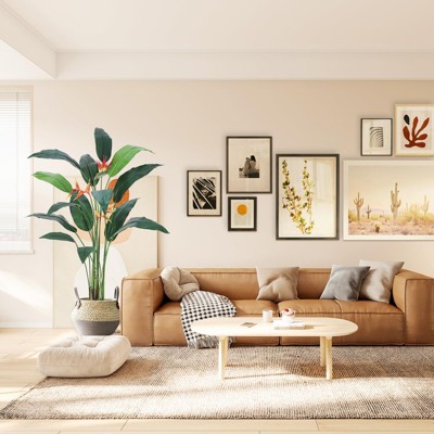 Artificial Bird of Paradise Plant 6FT(72in) Fake Palm Tree