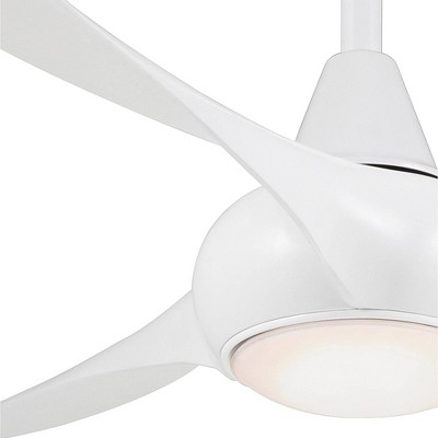 52" White LED Ceiling Fan with Remote and Light Kit