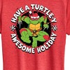 Women's - Teenage Mutant Ninja Turtles - Have A Turtley Awesome Holiday Short Sleeve Graphic T-Shirt - 2 of 4