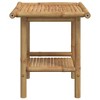 vidaXL Coffee Table 17.7"x17.7"x17.7" Bamboo - 4 of 4