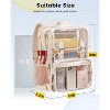 Heavy Duty Clear Backpack, Large Transparent Bookbag for Security Compliance - 2 of 4