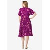 Woman Within Plus Size Short Crinkle Dress - 3 of 4