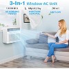 ZAFRO U Shaped Window Air Conditioner 10000BTU AC Window Unit Cools 450 Sq.Ft., Ultra Quiet Energy-Efficient Cooling, With Remote Control - 3 of 4