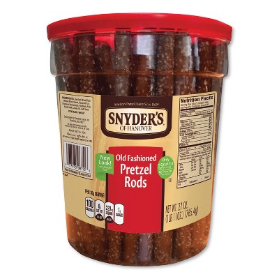 Snyder's Old Fashioned Pretzel Rods, Salted - 27 oz