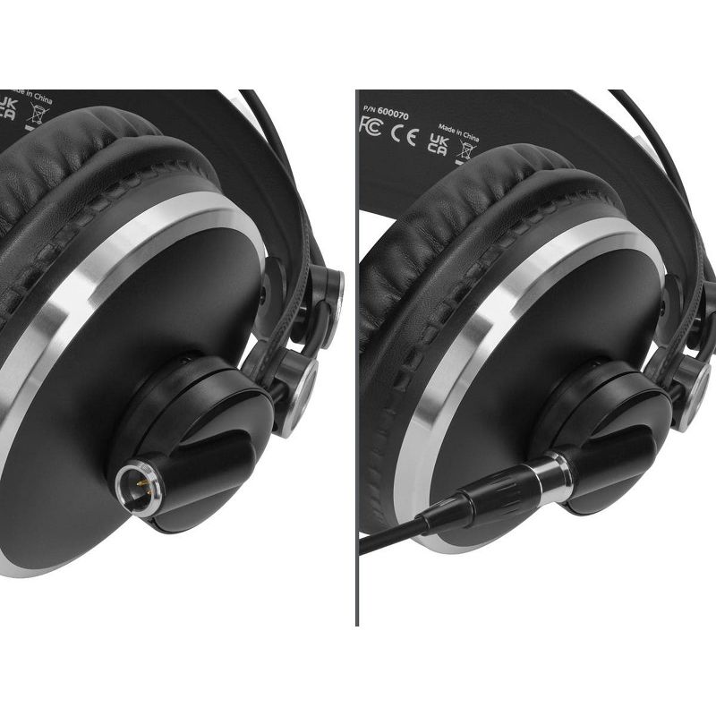 Monoprice Over Ear Closed-Back Pro Monitoring Headphones, Suitable For Recording and All Music Production Tasks (Mixing and Track Monitoring), 5 of 7
