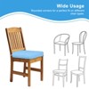 Aoodor Outdoor Dining Chair Cushions Set of 2, Waterproof Patio Furniture Seat Cushions, Outdoor Chair Pads with Ties - 4 of 4
