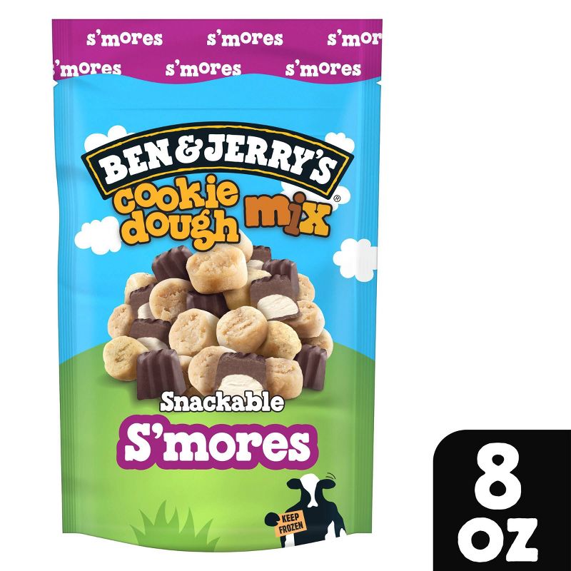 Ben &#38; Jerry&#39;s S&#39;Mores Frozen Cookie Dough Mix - 8oz, 1 of 9