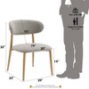 Gray Boucle Finish Side Chair (Set of 2) - 3 of 4