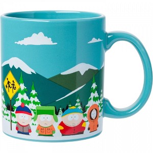 Adult South Park Bus Stop 20oz Ceramic Camper Mug - 1 of 4