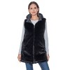 Women's 3/4 Reversible Puffer Vest - S.E.B. By Sebby - 2 of 4