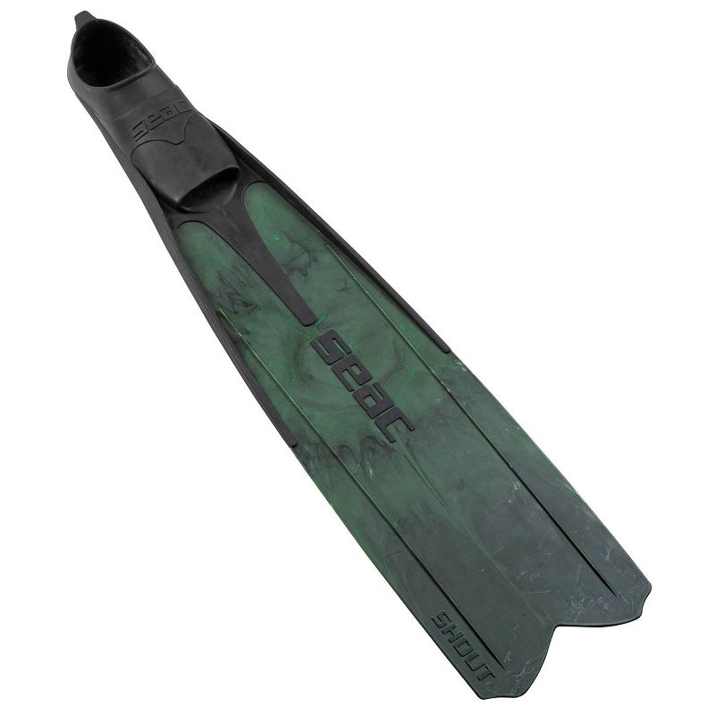 SEAC Shout Camo Long Free Diving Soft and Powerful Fins for Spearfishing, 1 of 4