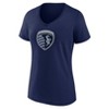 MLS Sporting Kansas City Women's V-Neck T-Shirt - 2 of 3