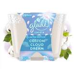 Glade 3-Wick Candle - Cotton Cloud Dream - 6.8oz
