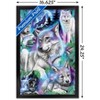 Trends International Sheena Pike - Daydream Galaxy Wolves Framed Wall Poster Prints - 3 of 4