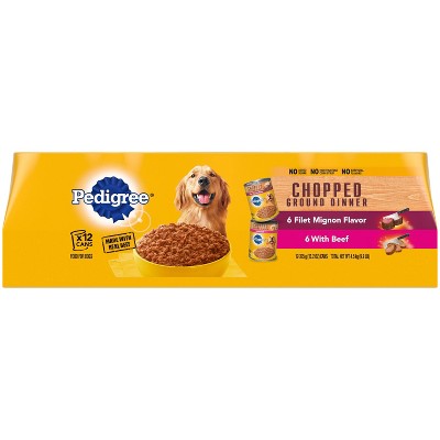 Pedigree Chopped Wet Dog Food 12ct Target