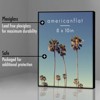 Americanflat Front Loading 8x10 Picture Frames in Black - Set of 6 Thin Frameless Plastic Frames with Shatter-Resistant Glass - 4 of 4